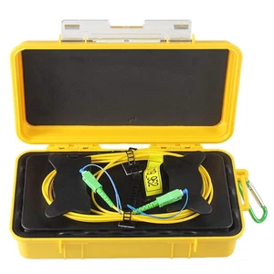 FTTH OTDR Launch Cable Box SCAPC-SCAPC Connectors G652D Single Mode 9/125 Fiber Cable Length 1000 Meters Fiber Optic Dead Zone Eliminator FTTH OTDR Launch Cable Box SCAPC-SCAPC Connectors G652D Single Mode 9/125 Fiber Cable Length 1000 Meters Fiber Optic Dead Zone Eliminator