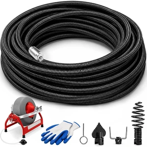 87597 C-45IW Inner 1/2" X 75' 45IW Solid Core Clean Snake Cable for RIDGID 87597 C-45IW Inner 1/2" X 75' 45IW Solid Core Clean Snake Cable for RIDGID