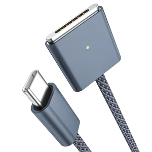 140W USB-C to MagSafe 3 Fast Charging Cable 6.6FT Braided Charging Cord 140W USB-C to MagSafe 3 Fast Charging Cable 6.6FT Braided Charging Cord
