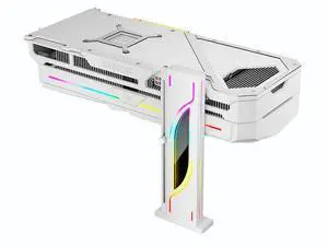 DOCTOR METAL ARGB GPU Support Bracket, adjustable graphics card support stand,5V 3PIN Video Card Support Holder,Aluminum Magnets Stand,Anti Sag Bracket & Magnetic Base for PC Graphics Cards (White) DOCTOR METAL ARGB GPU Support Bracket, adjustable graphics card support stand,5V 3PIN Video Card Support Holder,Aluminum Magnets Stand,Anti Sag Bracket & Magnetic Base for PC Graphics Cards (White)