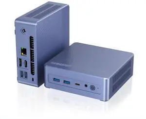 MiniHyper N95 Mini PC,Intel 12th N95 (up to 3.4GHz) Mini Computer, 16GB RAM 512GB SSD, USB3.0, Support 4K UHD Dual HDMI DP BT5.1, Dual Band WiFi VESA Mount