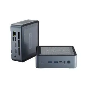 MiniHyper Mini PC AMD Ryzen 5 5600H(6C/12T, up to 4.2 GHz), H56 Mini Computer 16GB DDR4-3200M RAM 512GB PCIe SSD, Small Micro Desktop PC Support Three-Screen Display, Dual HDMI, Type-C, USB3.0