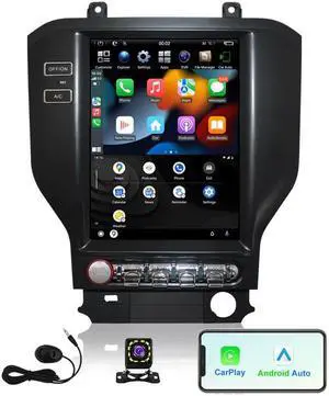 KSPIV 10.4 Inch Car Radio Stereo for Ford Mustang 2015-2020 Car Radio Head Unit with Wireless CarPlay&Android Auto GPS Navigation WIFI Bluetooth 4+64G KSPIV 10.4 Inch Car Radio Stereo for Ford Mustang 2015-2020 Car Radio Head Unit with Wireless CarPlay&Android Auto GPS Navigation WIFI Bluetooth 4+64G