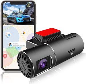 KSPIV 2560P* 1440P Dash Cam Front and Rear 140° Wide Angle Dashboard Camera Recorder , Night Vision , Loop Recording , Voice Control , Parking Mode , Built-in GPS WiFi