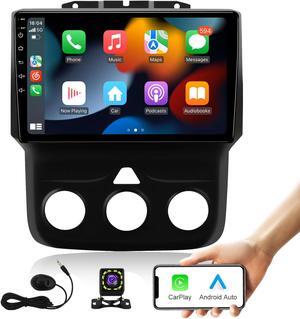 KSPIV 9 inch Android 13 Car Stereo Radio GPS Navigation for Dodge Ram 1500 2500 3500 2013-2018 Car electronic devices, Touch screen Multimedia Player 2G+32G Wireless Carplay FM/AM WiFi Bluetooth Head