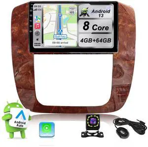 KSPIV 9 Inch Car Stereo for GMC Yukon Chevrolet Chevy Silverado Tahoe Suburban 2007-2012 Car Radio with Wireless CarPlay Android Auto GPS Navigation FM WiFi USB 2+64G/4+64G KSPIV 9 Inch Car Stereo for GMC Yukon Chevrolet Chevy Silverado Tahoe Suburban 2007-2012 Car Radio with Wireless CarPlay Android Auto GPS Navigation FM WiFi USB 2+64G/4+64G