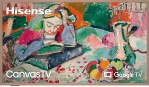 Hisense 75-Inch Class QLED 4K S7N CanvasTV Series Dolby Vision HDR Google Smart TV (75S7N, 2025 Model) - 144Hz, Art Mode, Anti-Glare Panel, Hi-Matte Display, UltraSlim Wall Mount & Frame Included