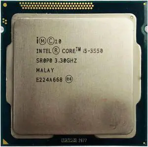 Intel Core i5-3550 Quad-Core Processor 3.3 GHz 6 MB Cache LGA 1155 - BX80637I53550