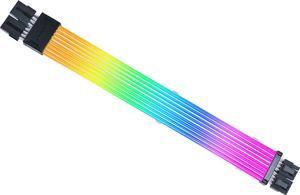 Lian Li Strimer Wireless GPU 2x8-PIN Addressable RGB GPU Power Extension Cable (Not Inclueded Wireless controller)