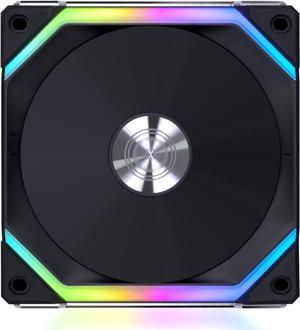 Lian Li UNI Fan SL120 V2 RGB Black - UF-SL120V2-1B PC Cooling Computer ARGB Case Fans Heatsink Cooler( Single Pack- Without Controller)