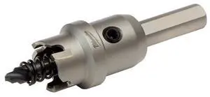 Milwaukee 1/4 in. Carbide Grit Brad/Pilot Point Hole Cutter 1 pk