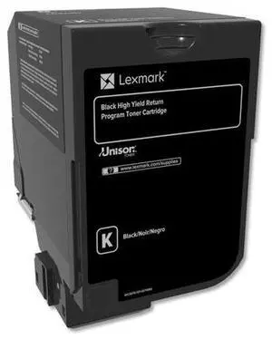 84C1Hk0 (Cx725) Return Program High-Yield Toner Black
