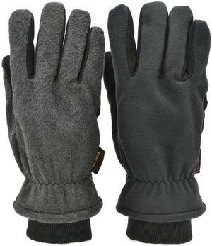 G & F 3M Thinsulate Lining Winter Outdoor Gloves, Themo Gloves, Black/Grey, 1 Pair