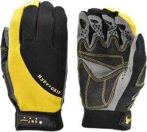 G & F Work Gloves Durable & Safe Mechanics Gloves Abrasion-resistant Level 4, Size Large Medium