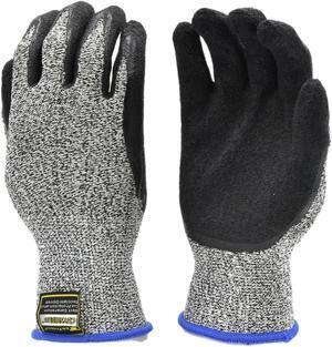 G & F Work Gloves CUTShield Rubber Cut Resistant Level 5, Durable & Safe, Size x-Large