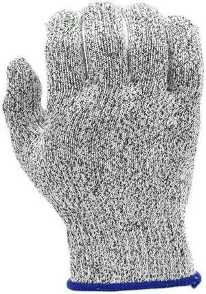 G & F Products Brown Jersey Winter Work Gloves with Red Fleece Lining