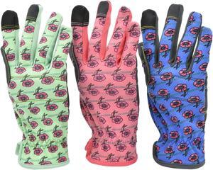 G & F Products Women Gardening Gloves with Micro-Foam Coating - Garden Gloves Texture Grip - Womens Work Gloves