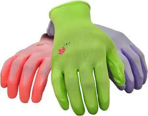 G & F Products Women Gardening Gloves with Micro-Foam Coating - Garden Gloves Texture Grip - Womens Work Gloves