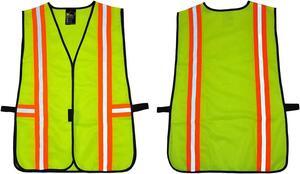 G & F 41112 Industrial Safety Vest with Reflective Stripes