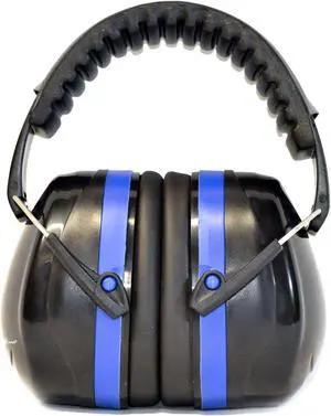 G & F Products NRR 26dB up to 41dB Highest NRR Safety Muffs-Professional Defenders Adjustable Headband Ear Protection, Shooting Hearing Protector Earmuffs Fits Adults To Kids, Blue
