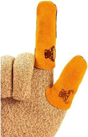 G & F Finger Guard and Thumb Guard made of Leather 1 piece Large
