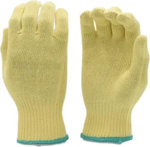 G & F Products unisex adult Carving cut resistant work gloves, Yellow, X-Large Pack of 1 US