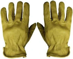 G & F Cowhide Leather Gloves 6203, Reinforced Patch Palm, Garden Work, Unisex Size m, 3 Pairs G & F Cowhide Leather Gloves 6203, Reinforced Patch Palm, Garden Work, Unisex Size m, 3 Pairs