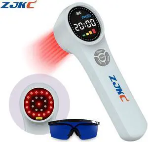 ZJKC Cool Laser Treatment 660Nm 810Nm 980Nm Laser Therapy Device For Diminish Inflammation Pain Relief Speed Up Wound Healing Grey