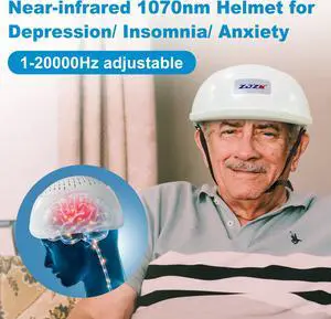 ZJZK Brain Infarction Treatment Led Infrared Light Therapy Stroke 1070nm Helmet