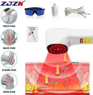 ZJZK Low Level Laser Therapy 20 Diodes Laser Treatment For Pain And Inflammation Near Me Reduces Inflammation For Dog And Cat