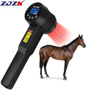 ZJZK Red Light Device for Body, Cold Laser Therapy Device with LED Display Red Light Therapy Device Targets Joint and Muscles for Elbows, Knees, Shoulders, Hands (10x808nm +15X650nm)