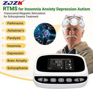 ZJZK Tms Transmagnetic Stimulation For Depression Neurasthenia Stroke Autism Delusions Parkinson Insomnia Therapy Treatment