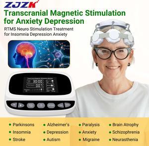 ZJZK Tms Therapy Transcranial Magnetic Stimulation Machine For Parkinson Schizophrenia Insomnia Depression Stroke Treatment