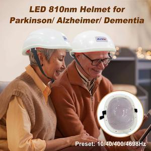ZJZK Brain Treatment Infrared Light Helmet Parkinson Disease Therapy 280Pcs Led 810nm For Dementia And Mental Disorders