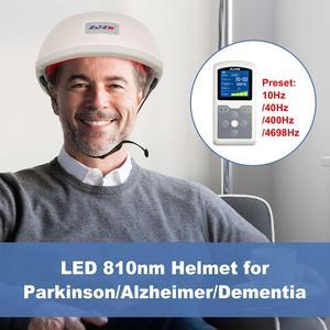 ZJZK 810nm Stroke Rehabilitation Treatment Led Helmet Red Light Near Brain Head Helmet Can Increase Blood Flow