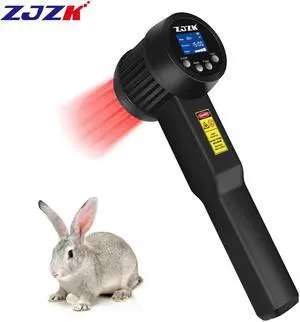 ZJZK Best Red Light Therapy 10X808Nm 15X650Nm Veterinary Handhold Cold Laser Therapy With Led Display