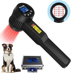 ZJZK Cold Laser Device 10X808Nm 15X650Nm Infrared Light Therapy Treatment For Muscle Aches Or Joint Pain