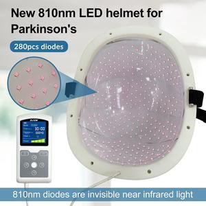 ZJZK Parkinson'S Treatment & 810Nm Led Helmet For Cognitive Function Mood Enhancement Suitable For Hospitals Clinics Families