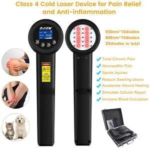 ZJZK Class 4 Laser Cold Laser Therapy System Unit for Muscle and Joints Stimulation-Cold Laser Therapy 8W/8000mW ZJZK Class 4 Laser Cold Laser Therapy System Unit for Muscle and Joints Stimulation-Cold Laser Therapy 8W/8000mW