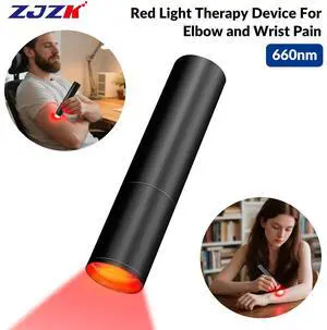 ZJZK 660nm Handheld Red Light Therapy Torch for Joint and Chronic Pain at Home Use