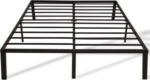 Queen Size Bed Frame,14-Inch Sturdy Queen Bed Frame, No Need for Spring Box Bed Frame, Large Storage Space, Easy to Assemble, No Wibration, No Noise Black
