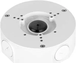 Lorex Home Improvement Outdoor Security Camera Junction Box, Waterproof Electrical Box for Mounting Bullet or Dome Surveillance Cameras - White
