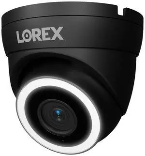 Lorex Connect V3 4K Wired PoE Turret Camera with Smart Security Lighting - White/Black Lorex Connect V3 4K Wired PoE Turret Camera with Smart Security Lighting - White/Black