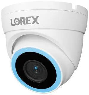 Lorex Connect V5 4K PoE Turret Cameras with Color Smart Security Lighting - White/Black Lorex Connect V5 4K PoE Turret Cameras with Color Smart Security Lighting - White/Black