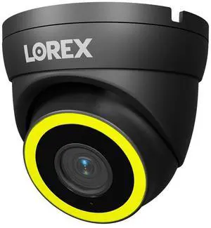 Lorex Connect V5 4K PoE Turret Cameras with Color Smart Security Lighting - White/Black Lorex Connect V5 4K PoE Turret Cameras with Color Smart Security Lighting - White/Black