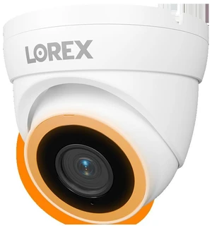 Lorex Connect V7 4K PoE Turret Camera with Color Night IQ+ - White/Black Lorex Connect V7 4K PoE Turret Camera with Color Night IQ+ - White/Black