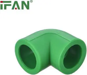 IFAN Hot Sale Plastic Water Fitting PN25 L20 Equal Elbow Plumbing Fitting PPR Tube Connector PPR Fitting