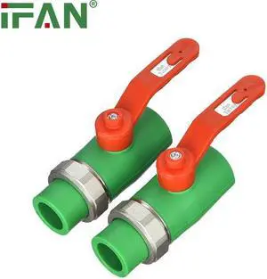 IFAN Factory Supply PPR Brass Union Ball Valve Water Tube Connector PPR Pipe Fitting