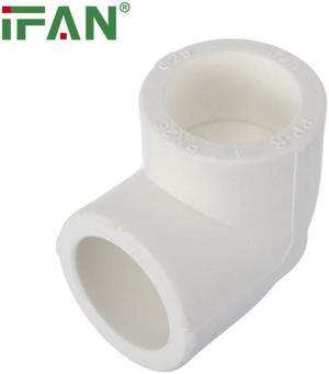 IFAN Wholesale White PPR Fitting 25MM Elbow Plumbing Water Tube Connector PPR Pipe Fitting
