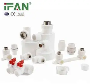 IFAN Thread White PPR Pipe Fitting Plumbing Water Fitting PN25 PPR Fitting